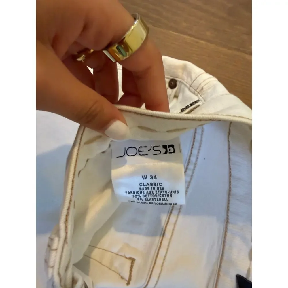 Joes white jeans